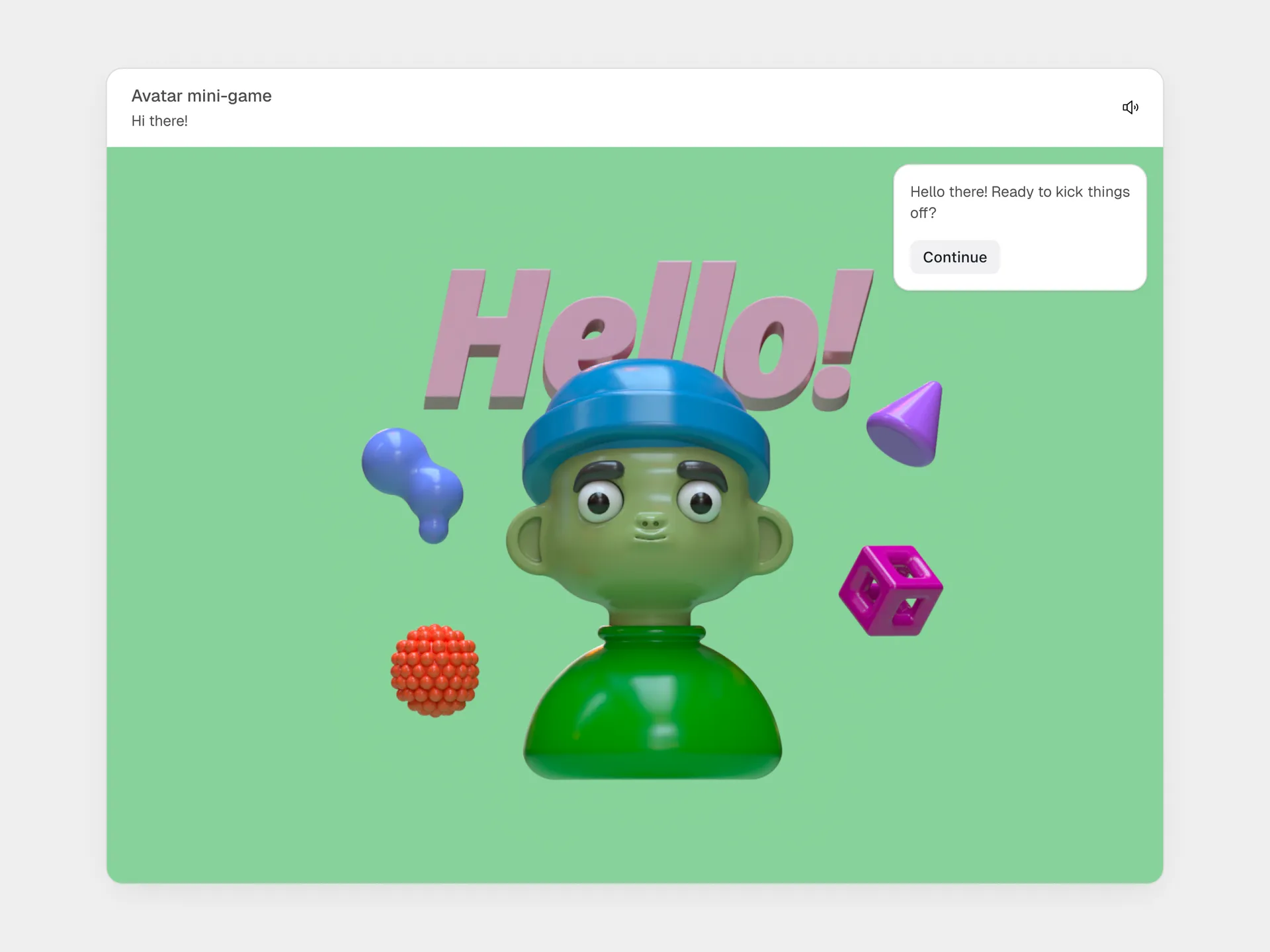 Womp avatar mini-game preview